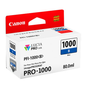 Tinteiro Canon PFI-1000 Azul 0555C001 80ml