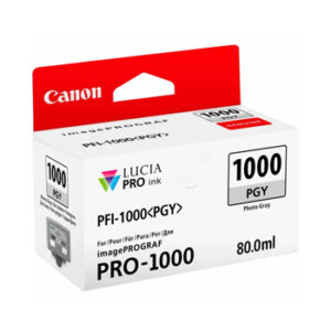 Tinteiro Canon PFI-1000 Cinzento Foto 0553C001 80ml