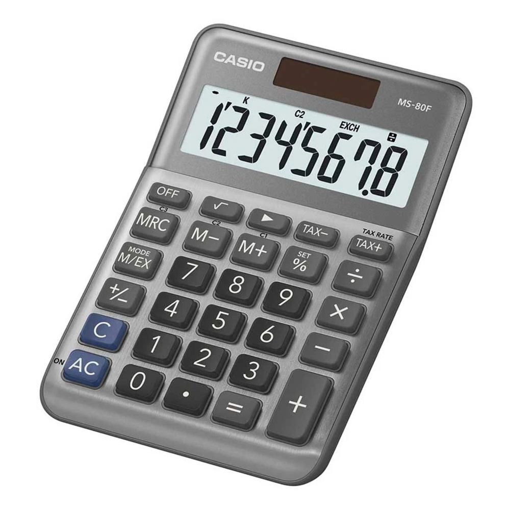 Calculadora de Secretária Casio MS80F 8 Dígitos