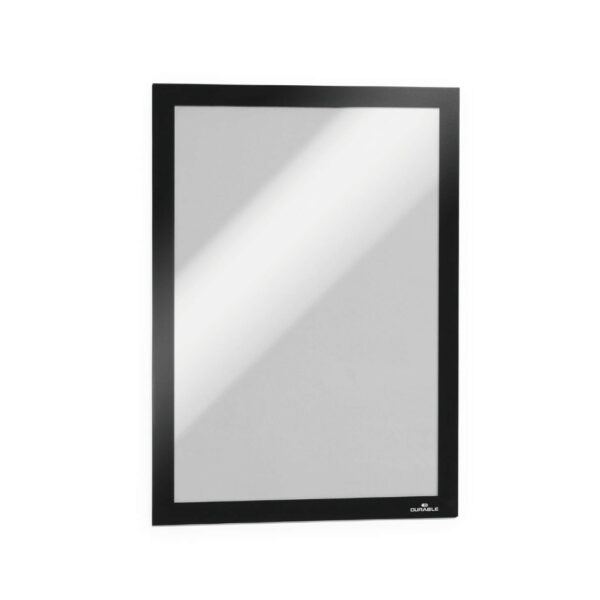 Moldura Adesiva Duraframe A4 Preto 4872-01 2un