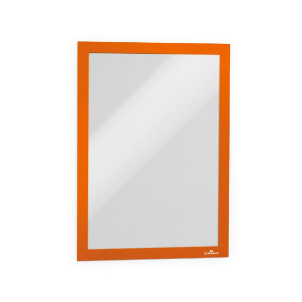 Moldura Adesiva Duraframe A4 Laranja 4872-09 2un