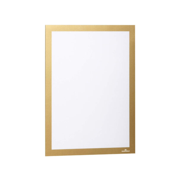 Moldura Adesiva Duraframe A4 Ouro 4872-30 2un