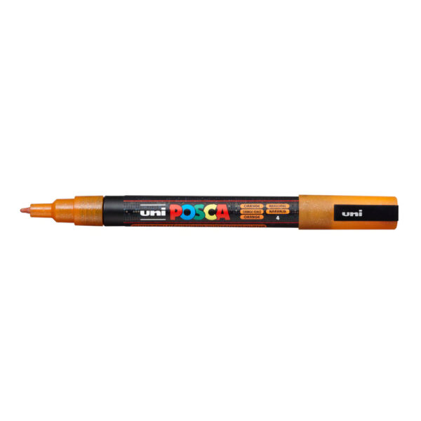 Marcador Uniball Posca PC-3ML 0,9mm Laranja Glitter (L6) 1un