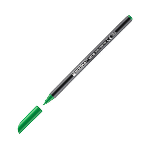 Marcador Médio Verde Fluorescente 1mm Edding 1200 1un