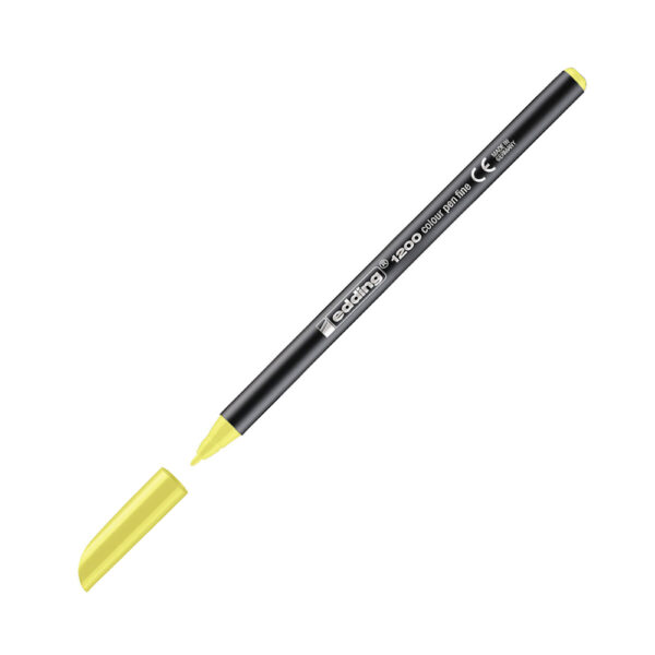 Marcador Médio Amarelo Fluorescente 1mm Edding 1200 1un