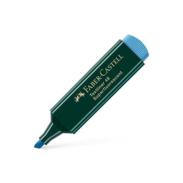 Marcador Fluorescente Azul Textliner 48 Faber 10un