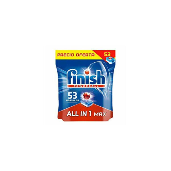 Detergente Máquina Loiça Pastilhas Finish All-in-One 53un