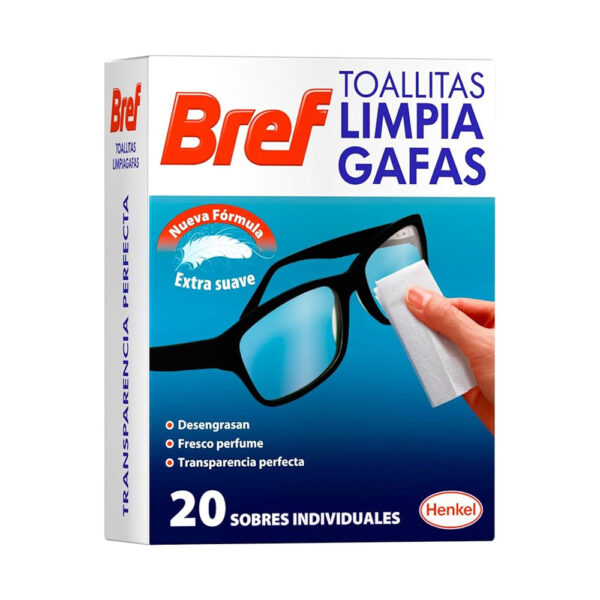 Toalhitas Limpa Lentes Bref 20un