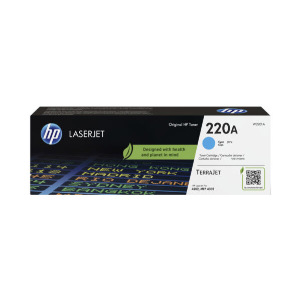 Toner HP 220A Azul W2201A 1800 Pág.