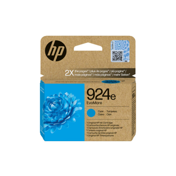 Tinteiro HP 924E Azul 4K0U7N 800 Pág.