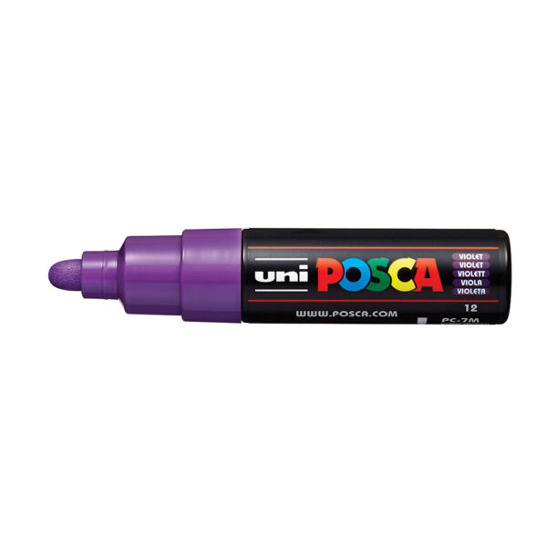 Marcador Uniball Posca PC-7M 4,5mm Violeta 1un