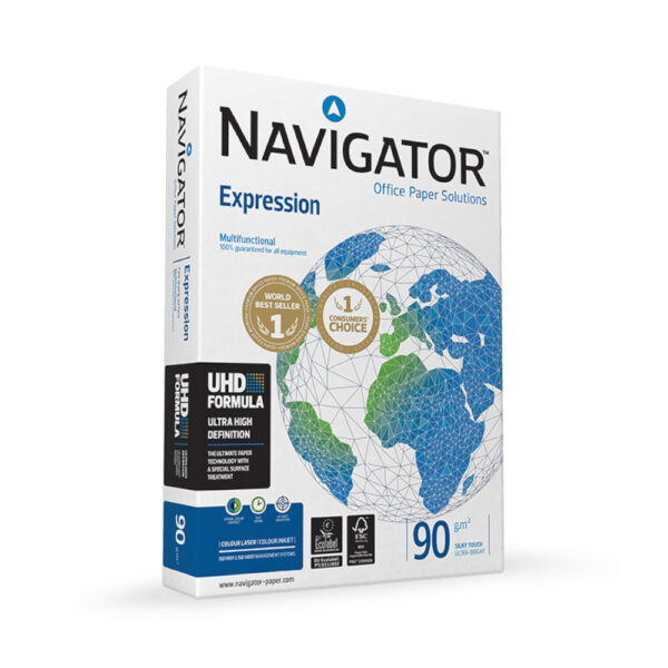 Papel 090gr Fotocopia A4 Navigator 1x500 Folhas