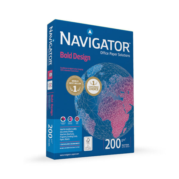 Papel 200gr Fotocopia A4  Navigator 1x150 Folhas