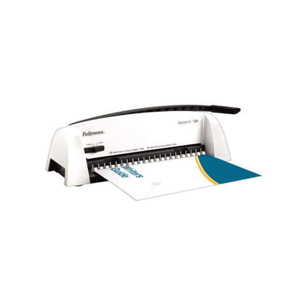 Encadernadora Argolas Plastico 120Folhas Fellowes Starlet 2+