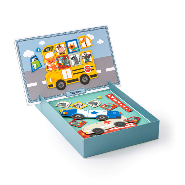 Jogo Educativo Apli Magnético Tema Carros 25un