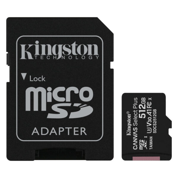 Cartao Memoria KINGSTON 512GB micSDXC Canvas Select Plus