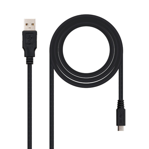 Cabo USB 2,0 Macho / Micro-USB B Macho 80cm