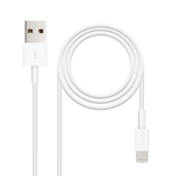 Cabo USB 2,0 Macho para Lightning Macho 2m