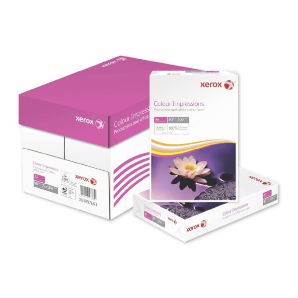 Papel 090gr Fotocopia A4 Xerox Colour Impressions 5x500 Fls