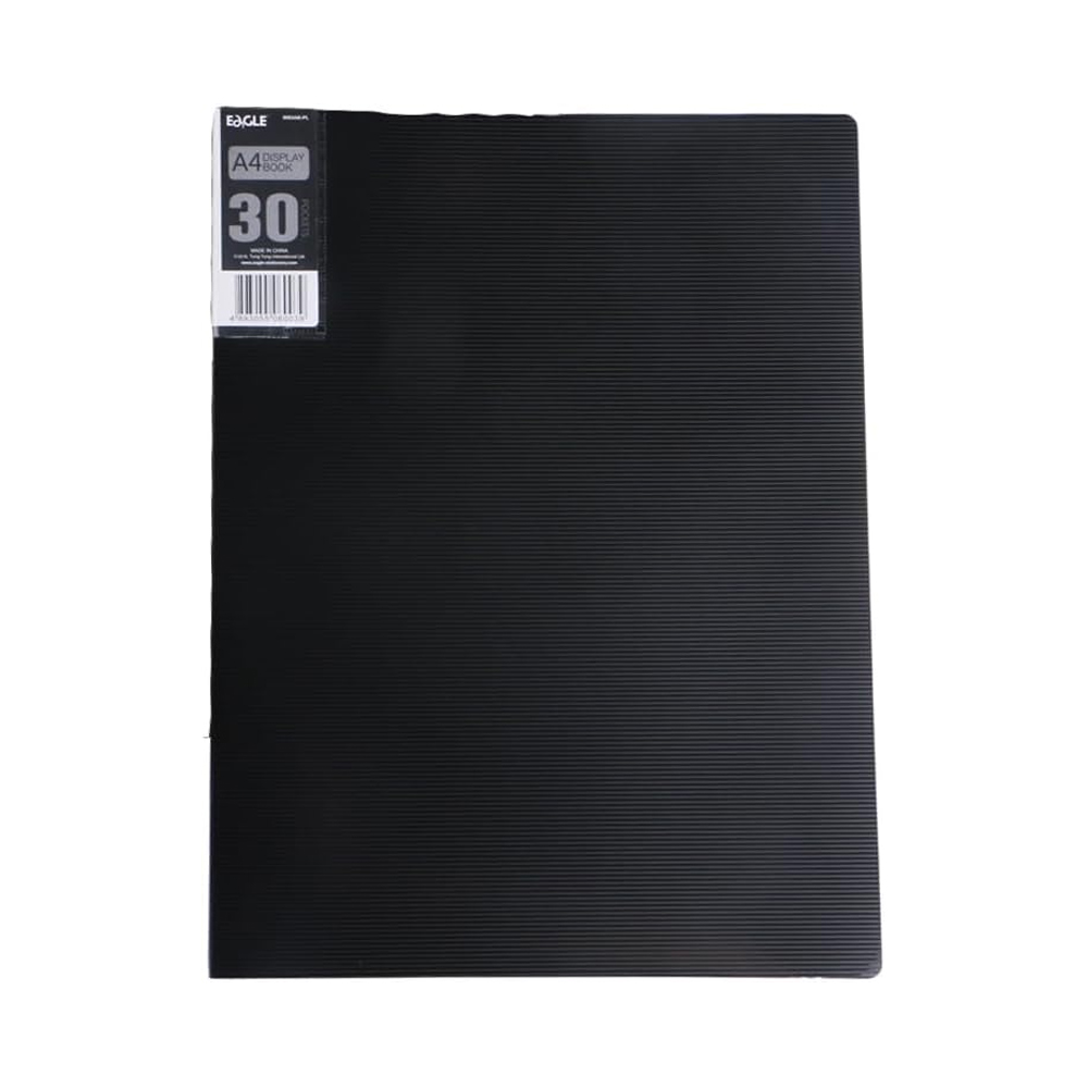 Pasta c/30 Bolsas 60 Páginas Catálogo Eagle A4 Preto