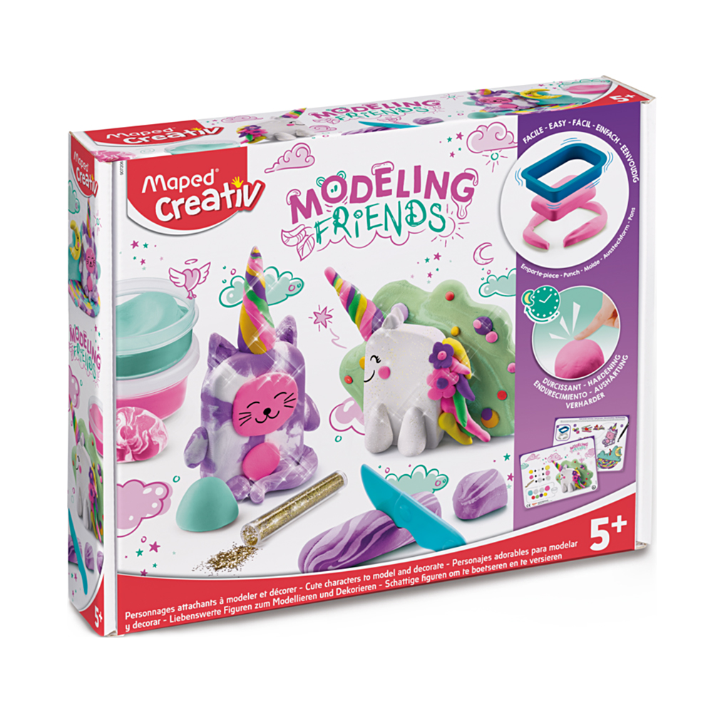 Conjunto Pasta Modelar Animais Mágicos