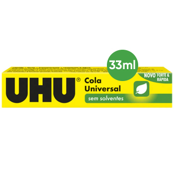 Cola Universal 033ml s/Solventes Bisnaga UHU 1un