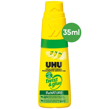 Cola Liquida UHU Twist Glue Renature 35ml 1un