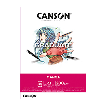 Bloco Canson Graduate Manga A4 200g 30Fls