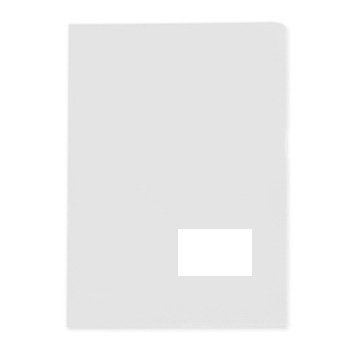 Classificador Plástico c/Bolsa int Visor Etiq Cristal 1un