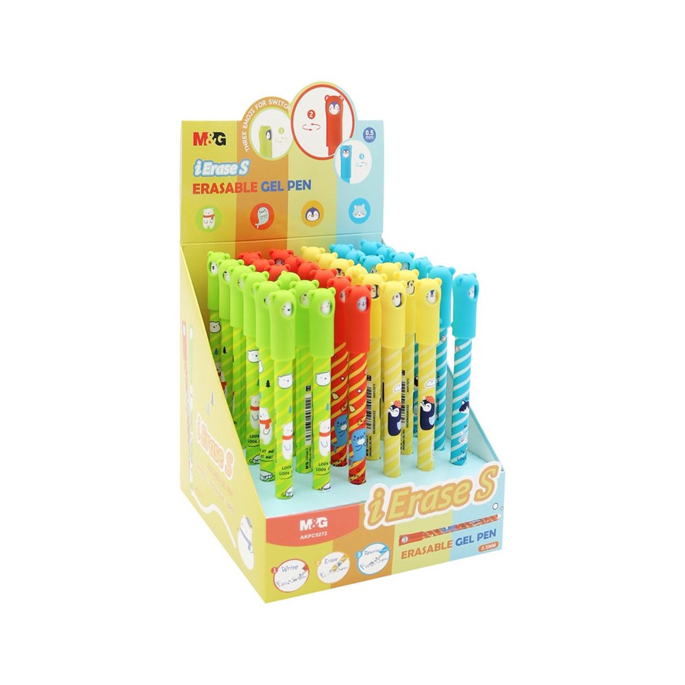 Esferográfica Gel Arctic Apagável Azul 0,5mm Sortido 1un