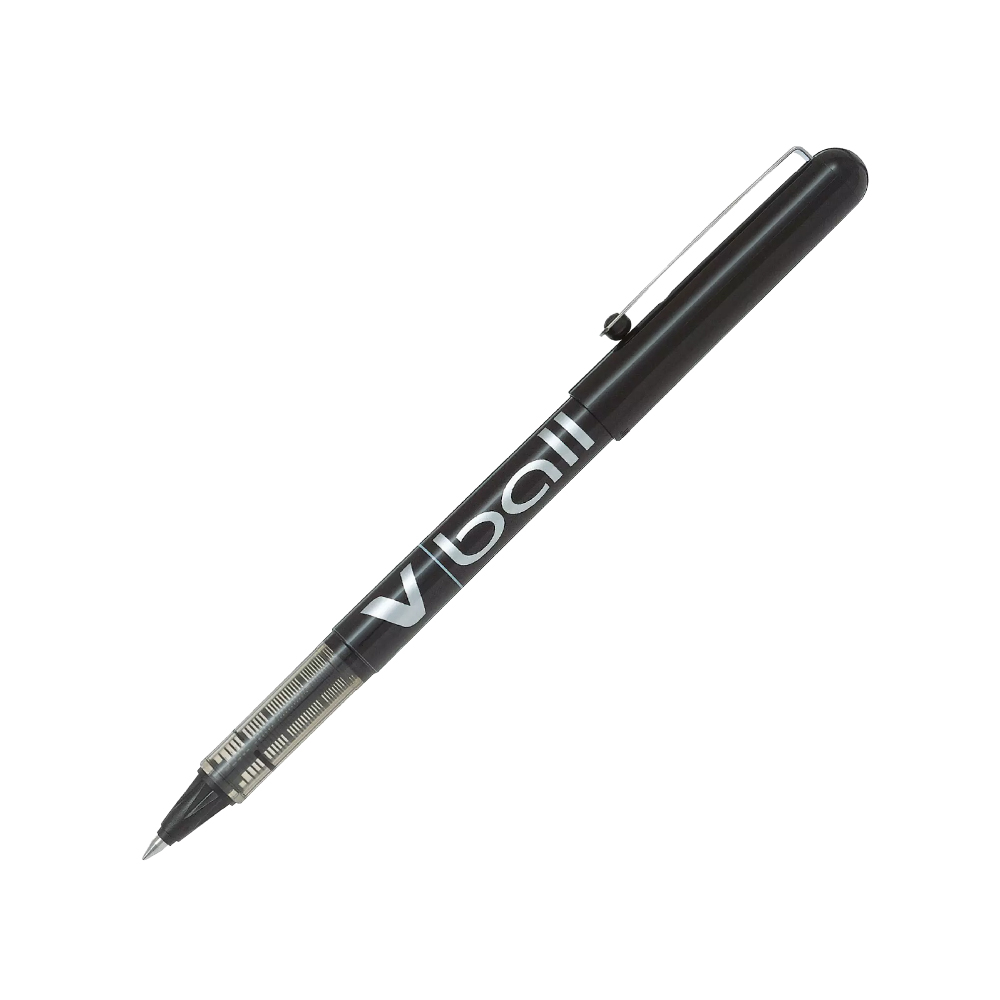Esferográfica Gel Pilot V-Ball F Preto 0,5mm 1un