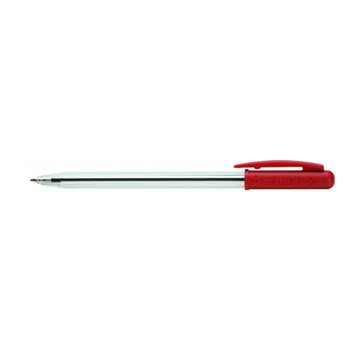 Esferográfica Tratto Ball Point Vermelho 1mm 50un