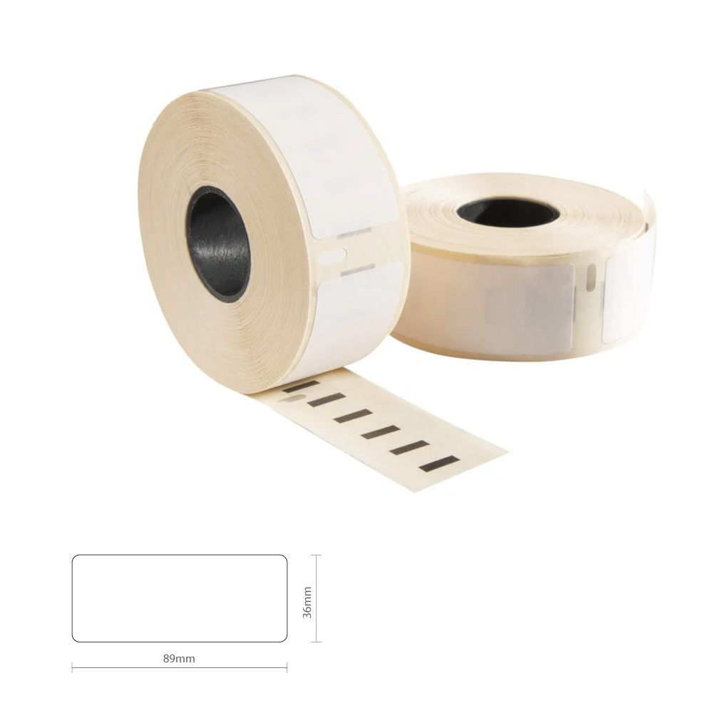 Etiquetas 89mmx36mm Endereços Dymo Branco 2 Rolos