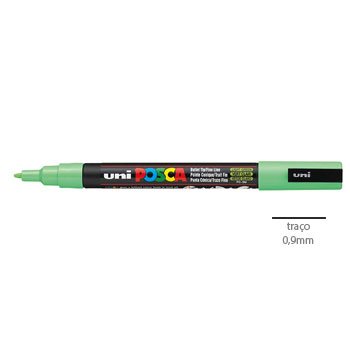 Marcador Uniball Posca PC-3M 0,9mm Verde Claro (5) 1un