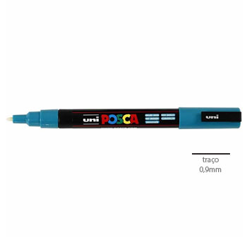 Marcador Uniball Posca PC-3M 0,9mm Verde Esmeralda (31) 1un