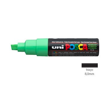 Marcador Uniball Posca PC-8K 8mm Verde Claro (5) 1un