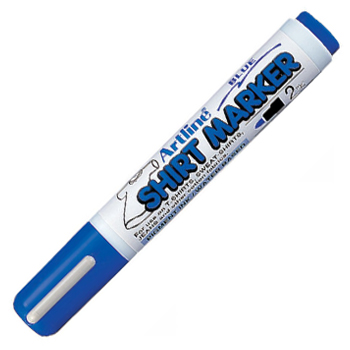 Marcador Tecidos Artline EKT Shirt Marker 2mm Azul 1un