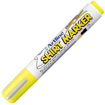 Marcador Tecidos Artline EKT Shirt Marker 2mm Amarelo 1un
