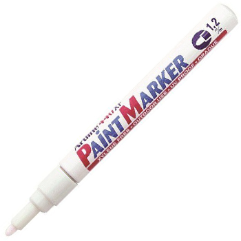 Marcador Permanente Médio Artline EK440 1,2mm Branco 1un