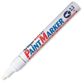Marcador Permanente Grosso Artline Opaco 2,3mm Branco 1un
