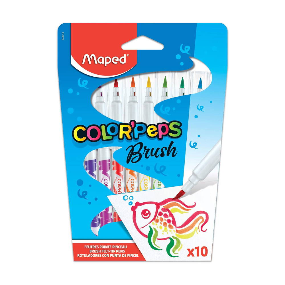 Marcador Feltro 010un Maped Color Peps Brush