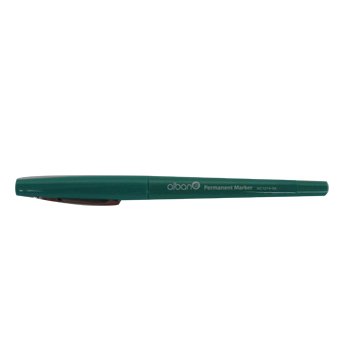 Marcador Permanente Médio Alban AC1214-04 Verde 1un