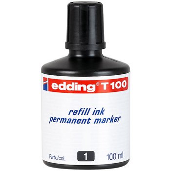 Recarga Marcadores Permanentes Edding T-100 100ml Preto