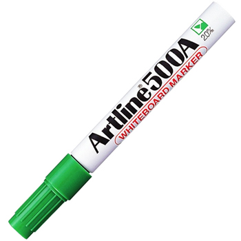Marcador Quadros Brancos Artline 500A 2mm Verde 12un