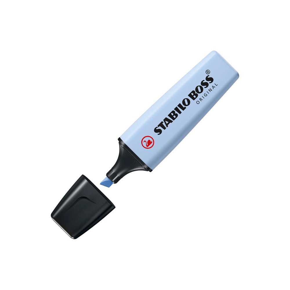 Marcador Fluorescente Stabilo 70/111 Azul Nuvem Pastel 10un