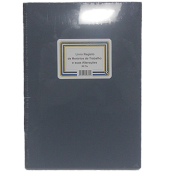 Livro Ponto Registo de Horário Trabalho e Alterações