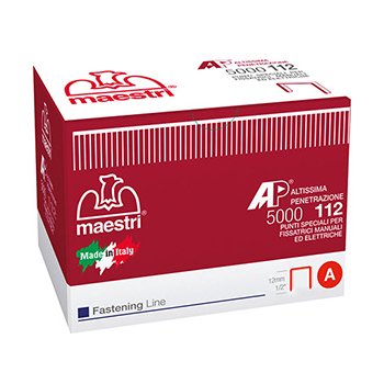 Agrafo 112 Forest (12mm) para Rocamatica 114 Cx. 5000un