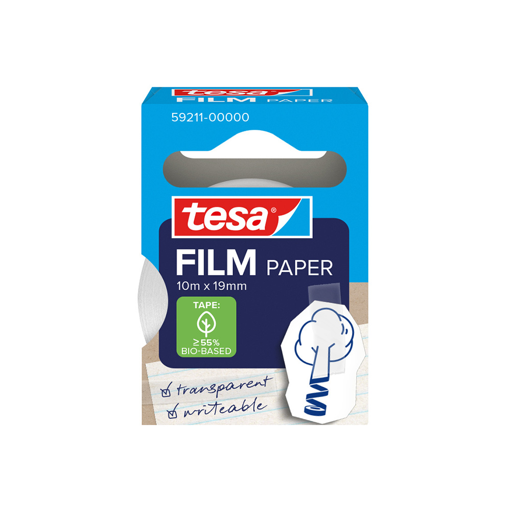 Fita Adesiva 19mmx10m Papel Tesafilm Paper 1un