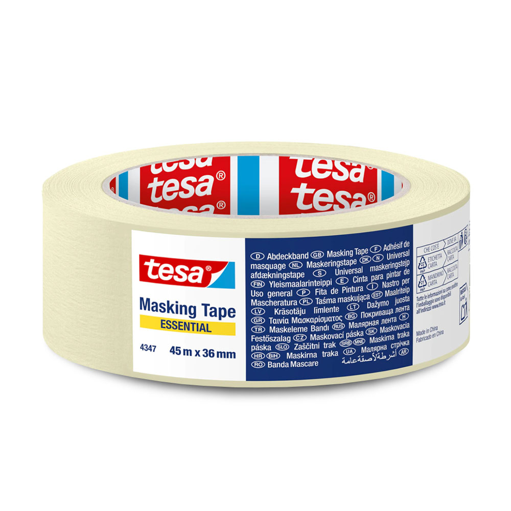 Fita Adesiva Crepe 36mmx45m Tesa Essential 4347