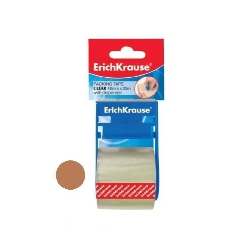 Fita Adesiva 48mmx25m Castanho PP Pack c/Dispensador